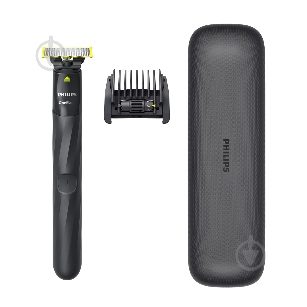 Электростанок Philips OneBlade QP1424/65 с чехлом - фото 1