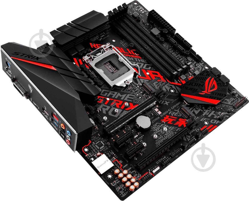 Материнская плата Asus ROG STRIX B360-H GAMING (Socket 1151, Intel B360, ATX) - фото 4