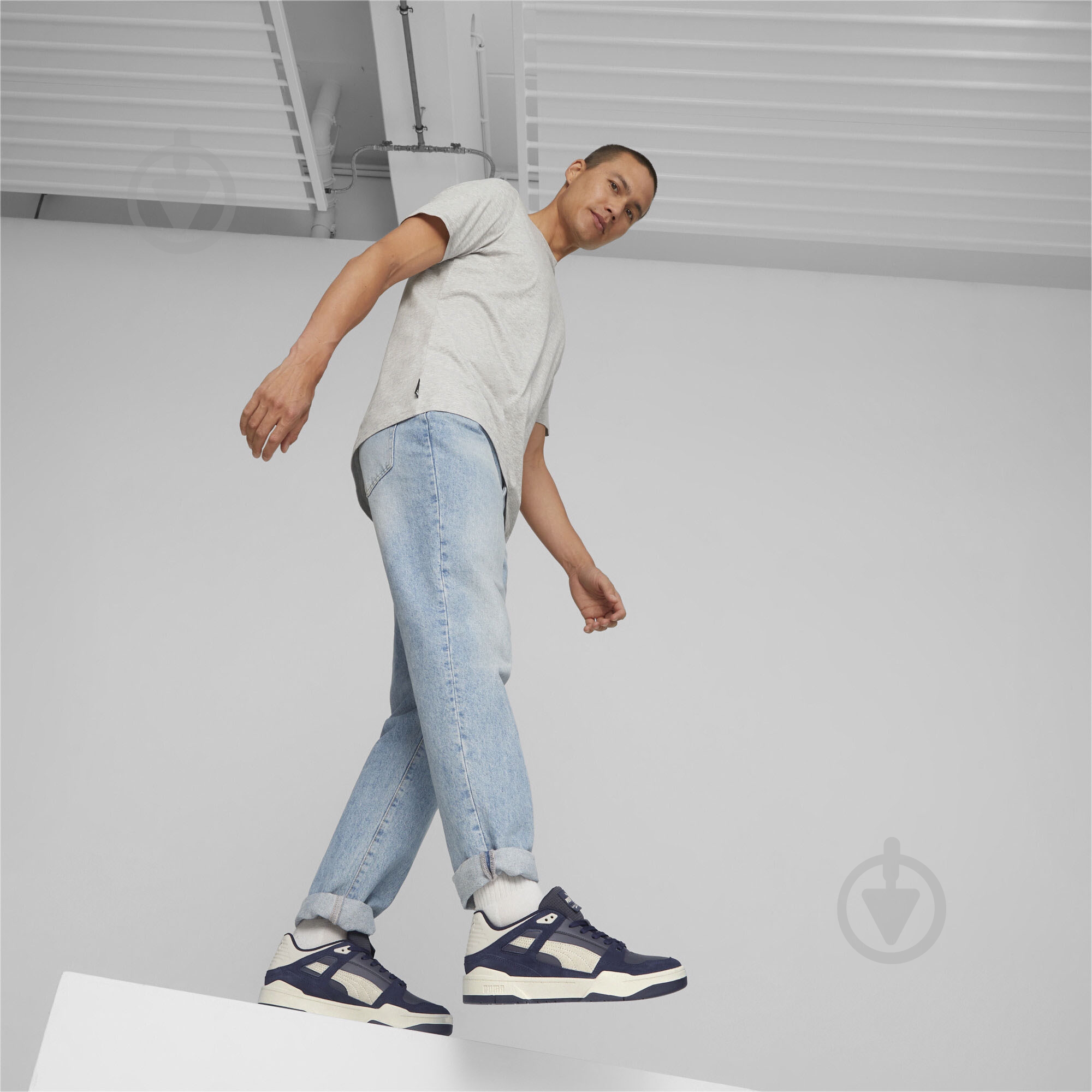 Кросівки чоловічі демісезонні Puma SLIPSTREAM HERITAGE 39210804 р.41 чорні - фото 8