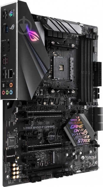 Материнская плата Asus ROG STRIX B450-F GAMING (Socket AM4, AMD B450, ATX) - фото 2