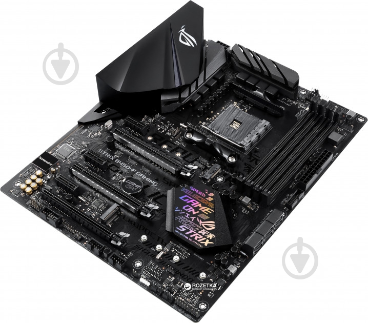 Материнская плата Asus ROG STRIX B450-F GAMING (Socket AM4, AMD B450, ATX) - фото 4