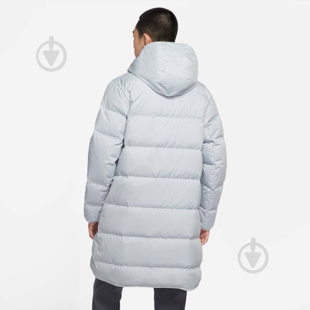 Куртка-парка чоловіча зимова Nike M NSW SF WINDRUNNER PARKA DD6788-077 р.2XL світло-сіра - фото 6