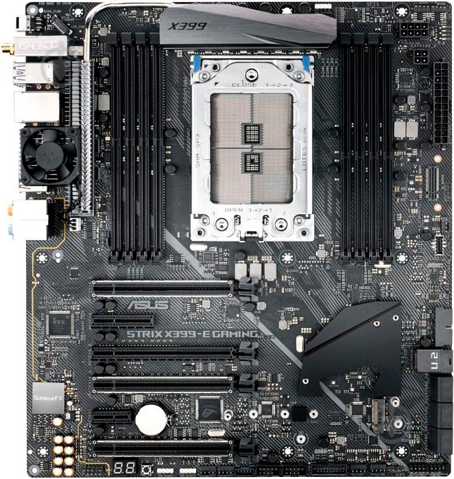 Материнская плата Asus ROG STRIX X399-E GAMING (Socket TR4, AMD X399, E-ATX) - фото 2