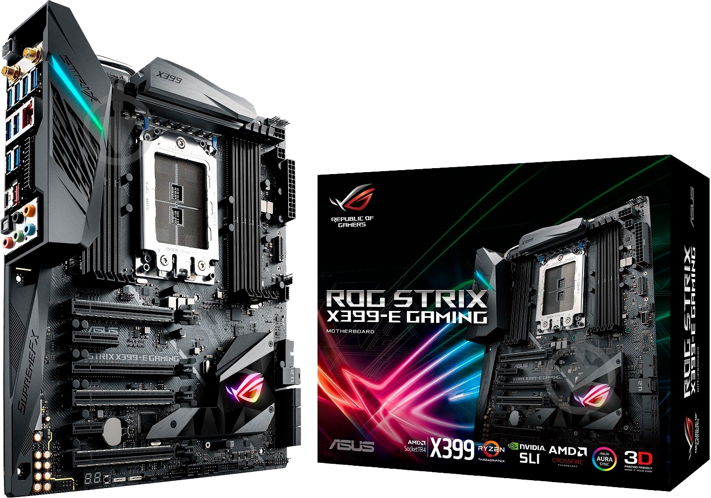 Материнская плата Asus ROG STRIX X399-E GAMING (Socket TR4, AMD X399, E-ATX) - фото 6