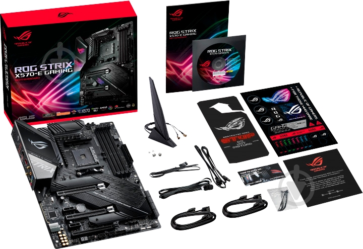 Материнская плата Asus ROG STRIX X570-E GAMING (Socket AM4, AMD X570, ATX) - фото 11 Материнская плата Asus ROG STRIX X570-E GAMING (Socket AM4, AMD X570, ATX) - фото 11