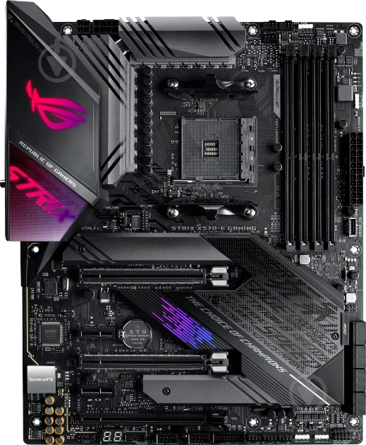 Материнская плата Asus ROG STRIX X570-E GAMING (Socket AM4, AMD X570, ATX) - фото 1 Материнская плата Asus ROG STRIX X570-E GAMING (Socket AM4, AMD X570, ATX) - фото 1