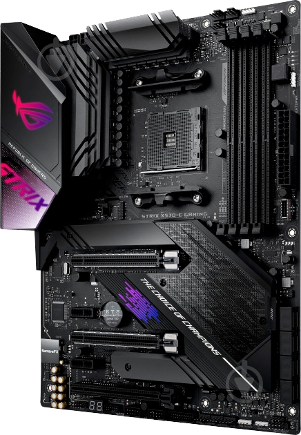Материнская плата Asus ROG STRIX X570-E GAMING (Socket AM4, AMD X570, ATX) - фото 2 Материнская плата Asus ROG STRIX X570-E GAMING (Socket AM4, AMD X570, ATX) - фото 2