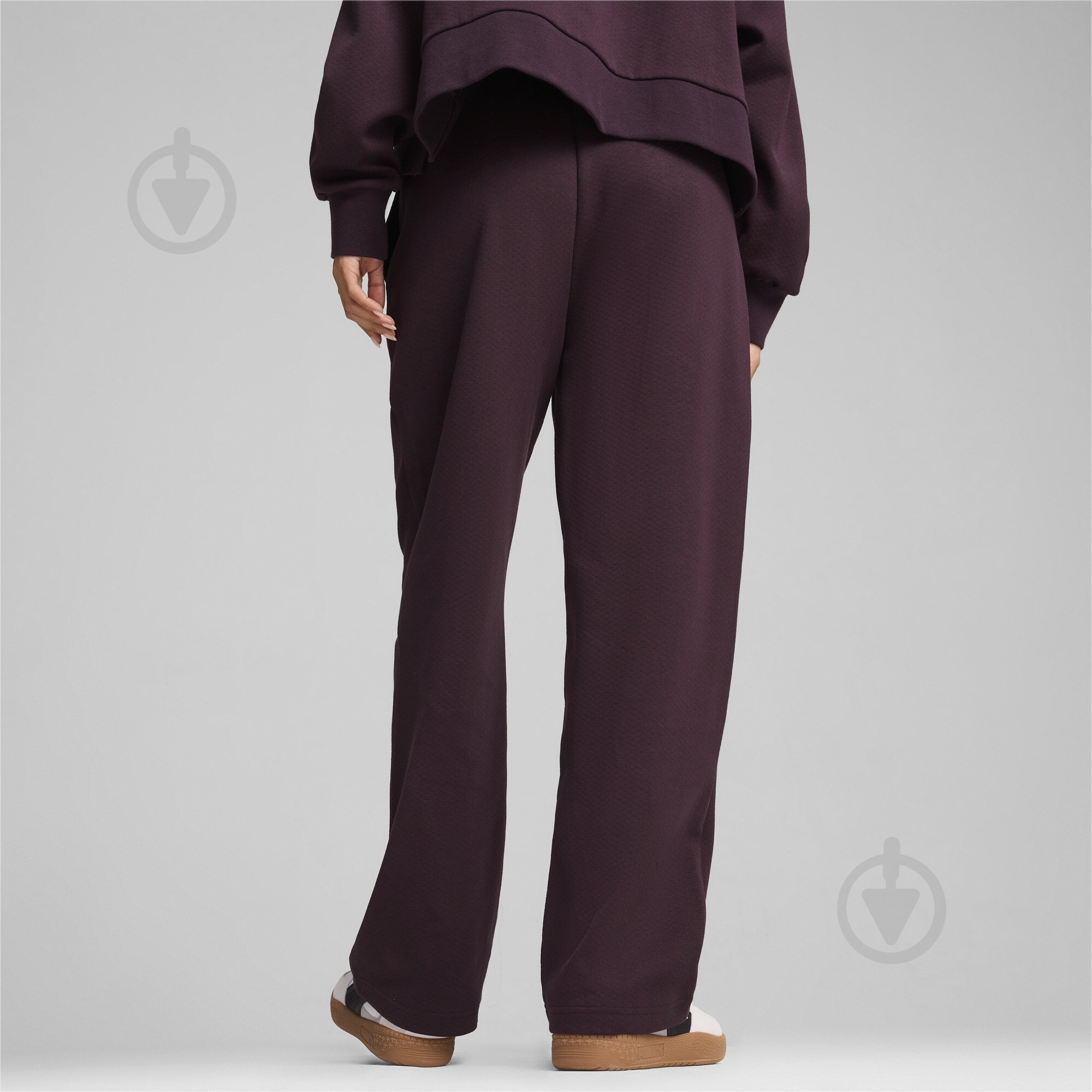 Брюки Puma CLASSICS PINTUCK SWEATPANTS DK 62663844 р. S бордовый - фото 3