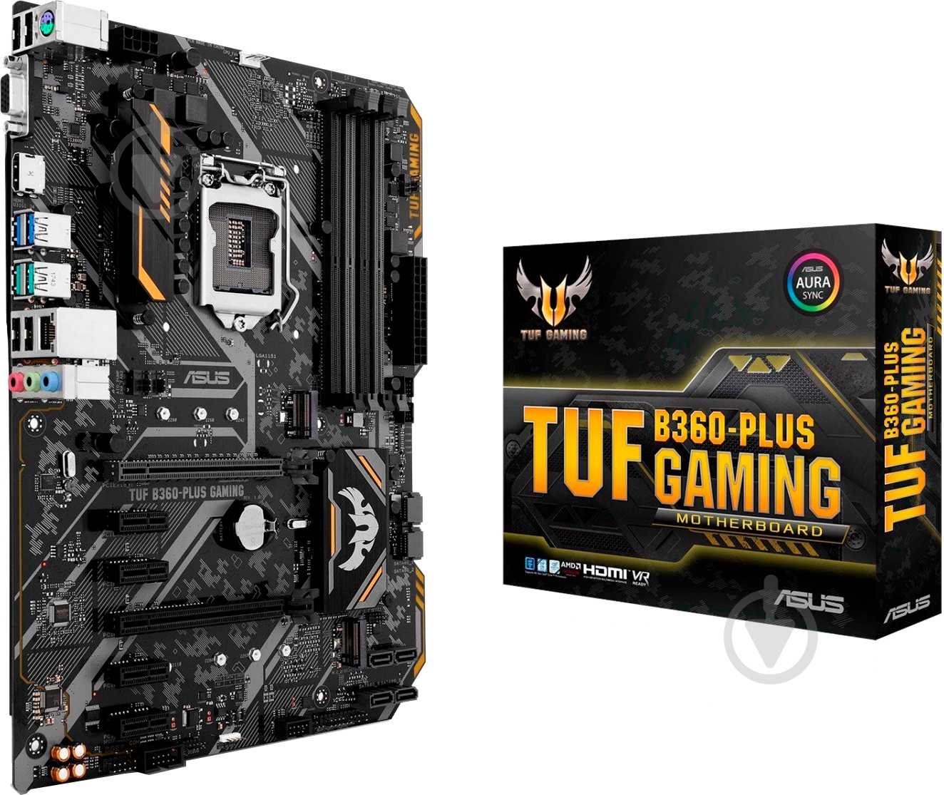 Материнская плата Asus TUF B360-PLUS GAMING (Socket 1151, Intel B360, ATX) - фото 6 Материнская плата Asus TUF B360-PLUS GAMING (Socket 1151, Intel B360, ATX) - фото 6