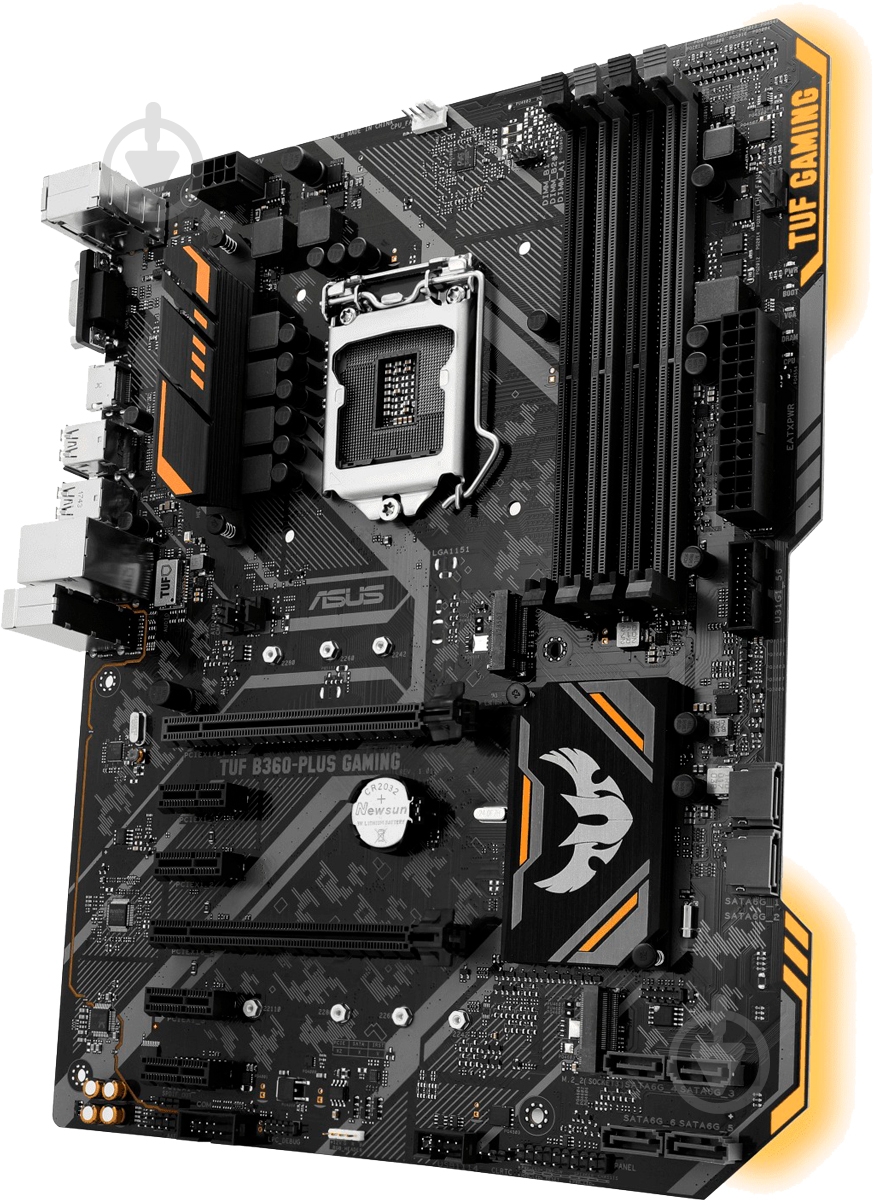 Материнская плата Asus TUF B360-PLUS GAMING (Socket 1151, Intel B360, ATX) - фото 8 Материнская плата Asus TUF B360-PLUS GAMING (Socket 1151, Intel B360, ATX) - фото 8