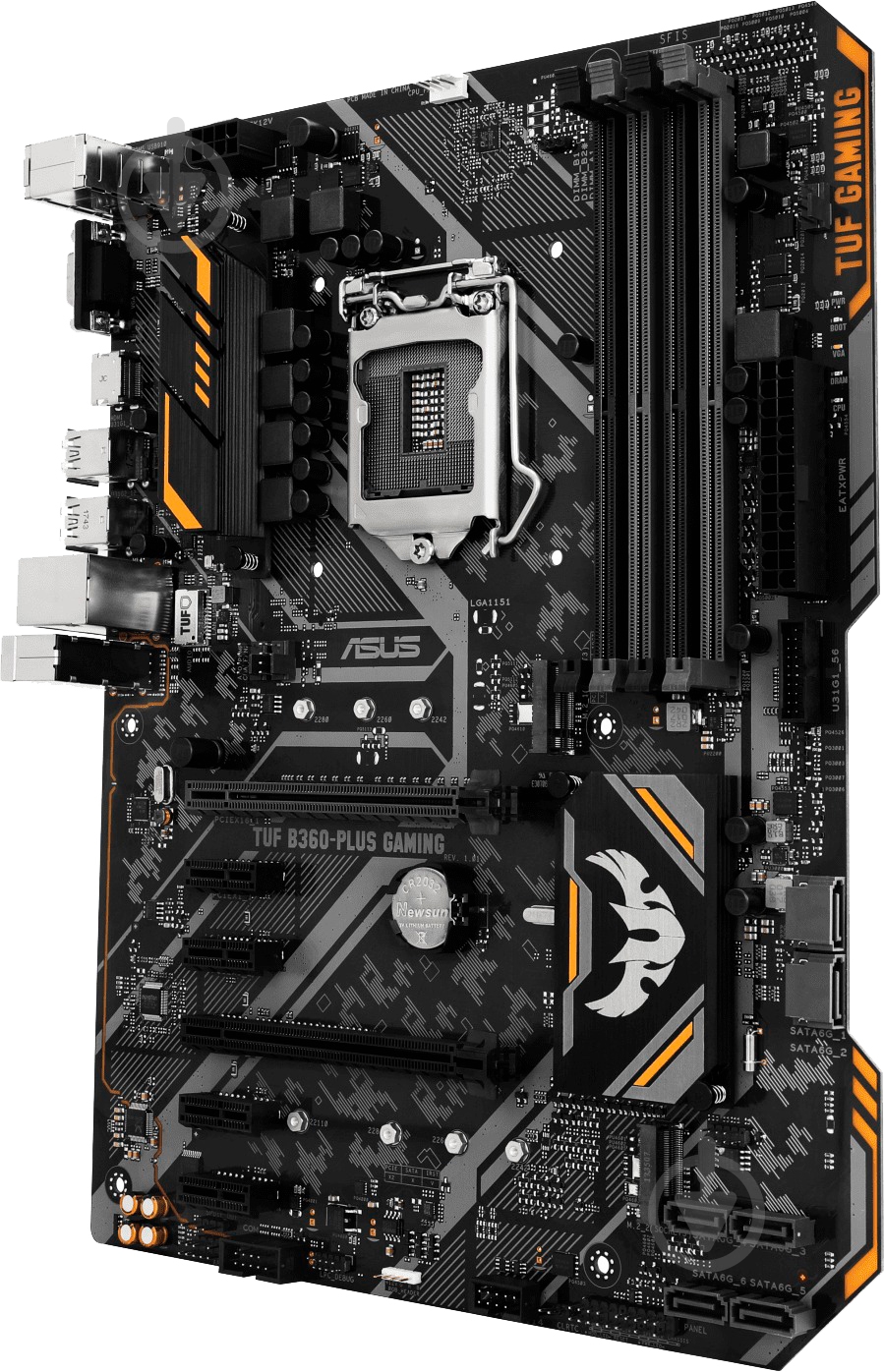 Материнская плата Asus TUF B360-PLUS GAMING (Socket 1151, Intel B360, ATX) - фото 4 Материнская плата Asus TUF B360-PLUS GAMING (Socket 1151, Intel B360, ATX) - фото 4