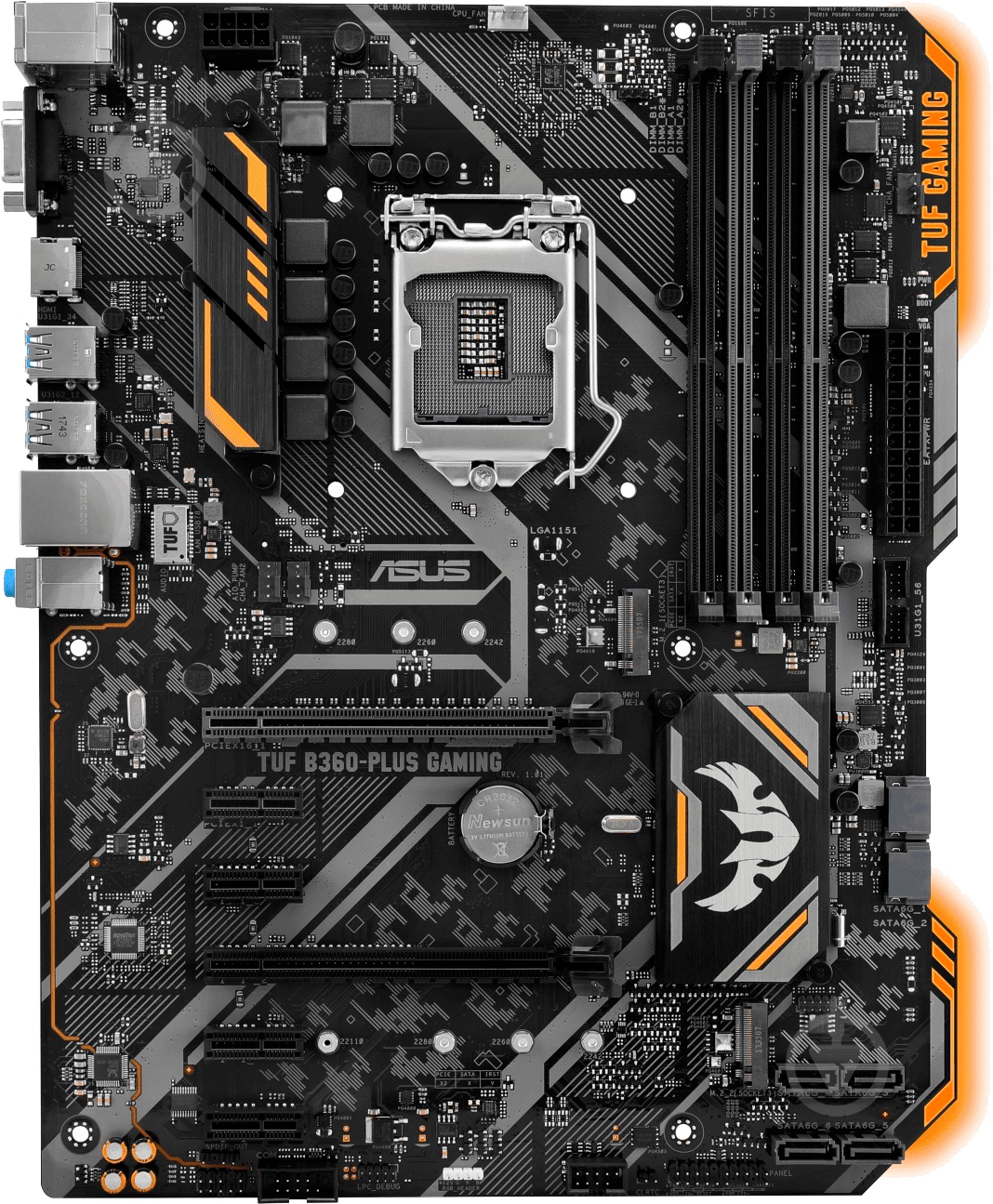 Материнская плата Asus TUF B360-PLUS GAMING (Socket 1151, Intel B360, ATX) - фото 7 Материнская плата Asus TUF B360-PLUS GAMING (Socket 1151, Intel B360, ATX) - фото 7