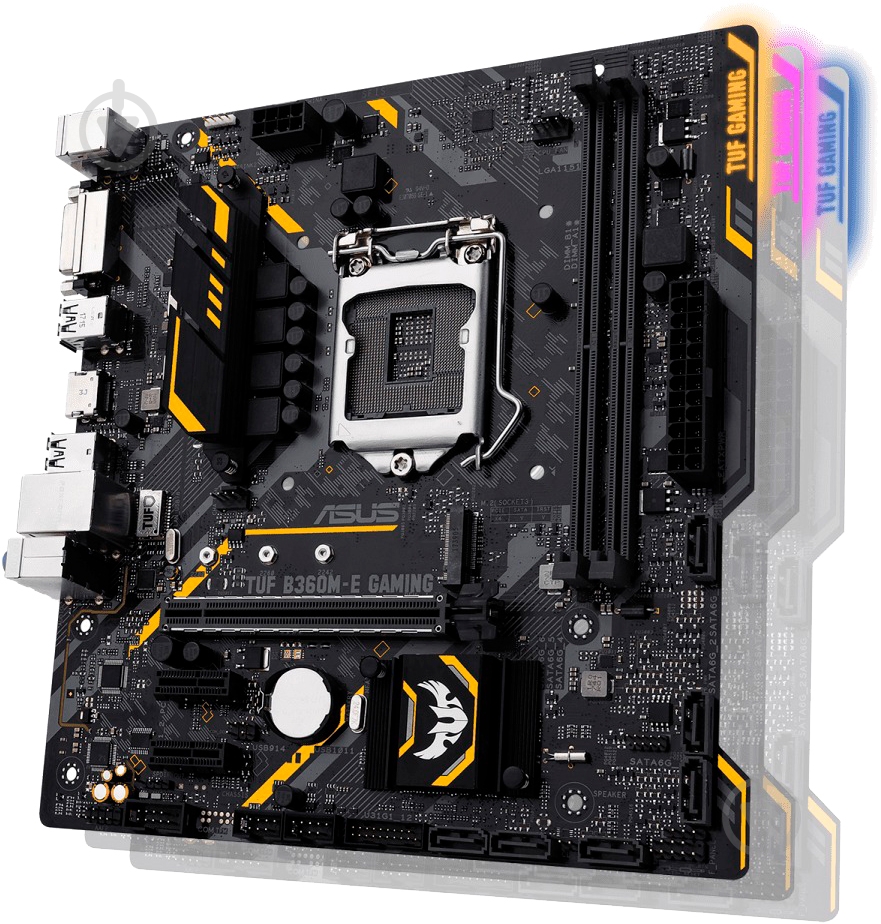 Материнская плата Asus TUF B360M-E GAMING (Socket 1151, Intel B360, mirco ATX) - фото 8