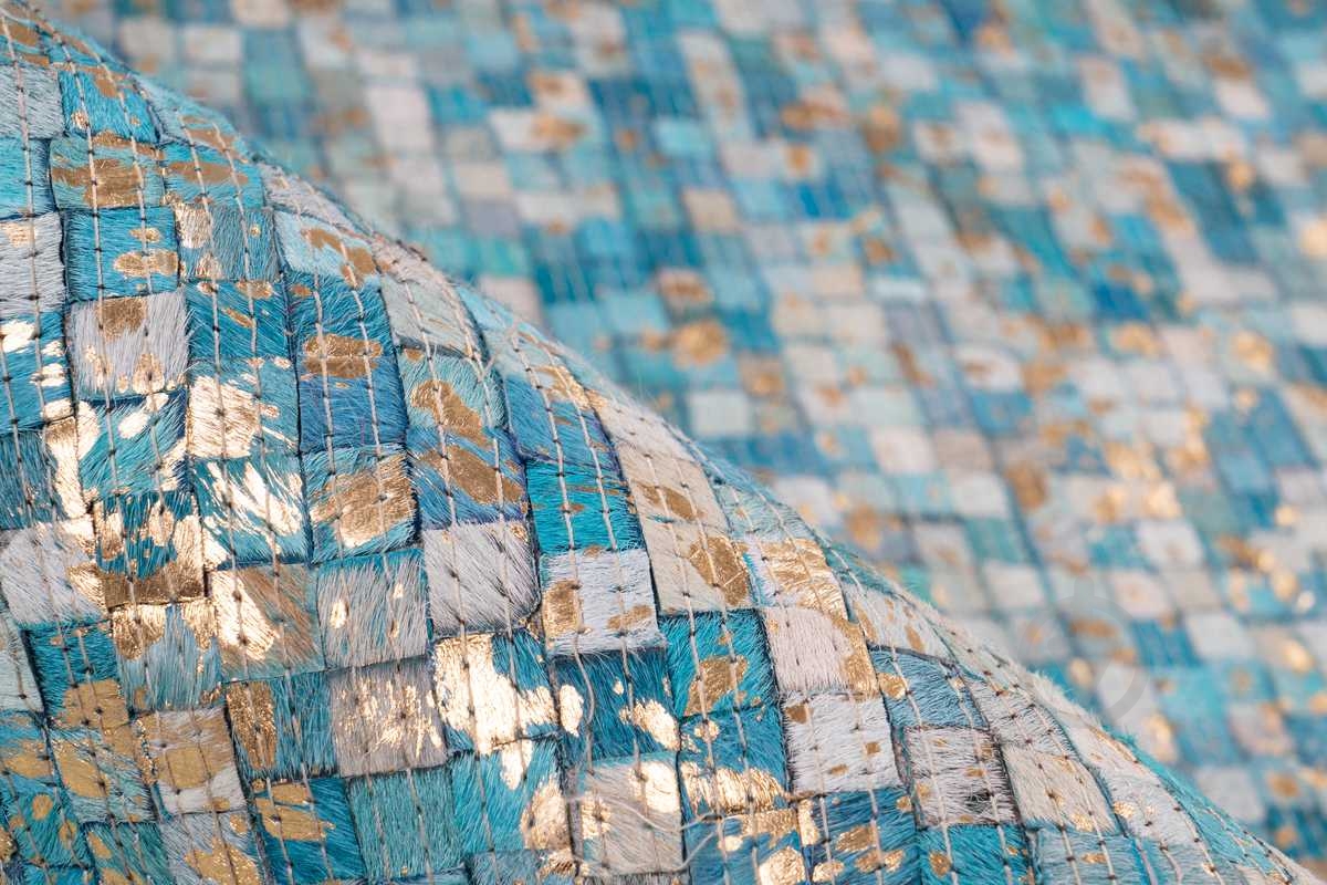 Ковер Kayoom Finish 100 turquoise/gold 160х230 - фото 2 Ковер Kayoom Finish 100 turquoise/gold 160х230 - фото 2
