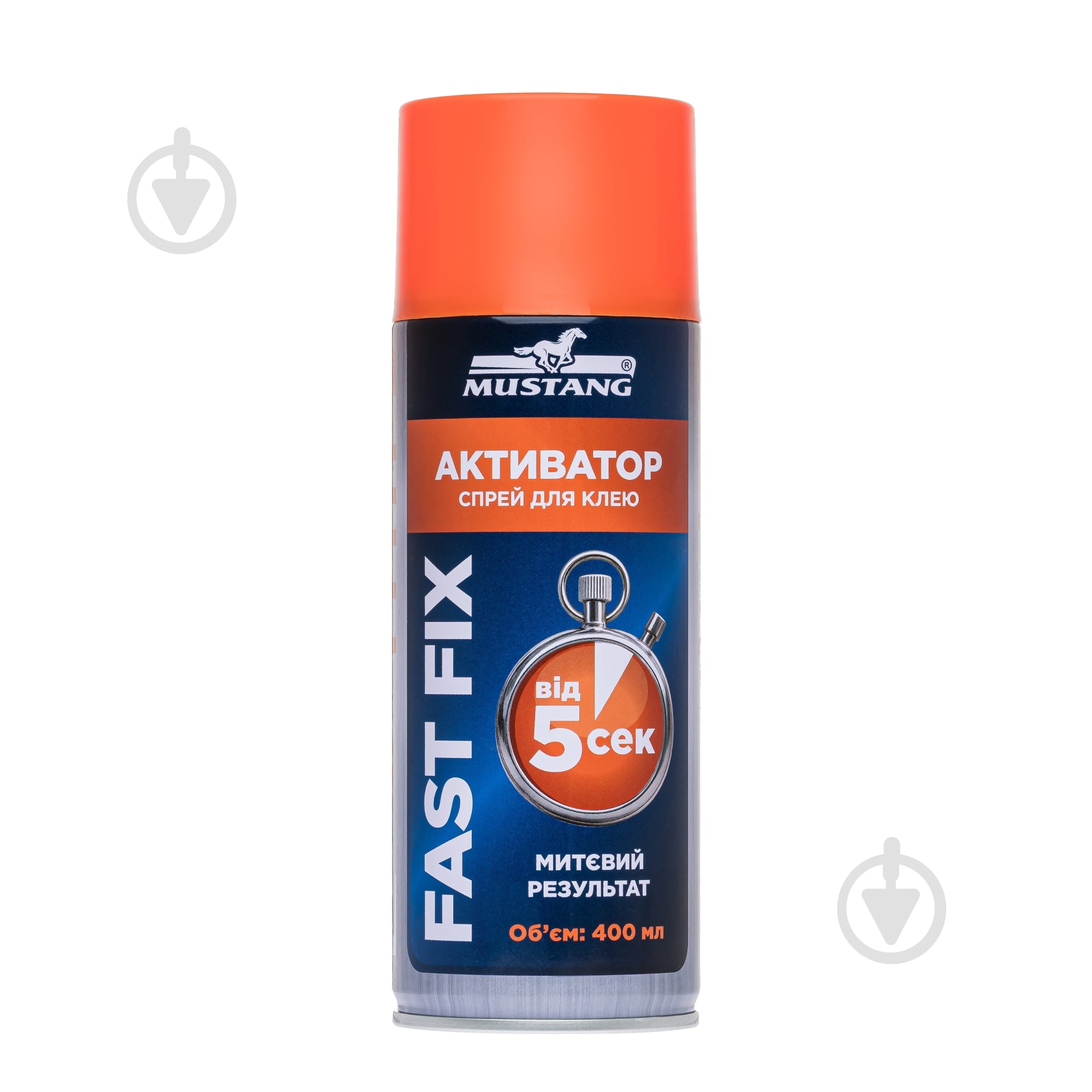 Клей двухкомпонентный Mustang + спрей-активатор FAST FIX 400 мл + 100 г - фото 3