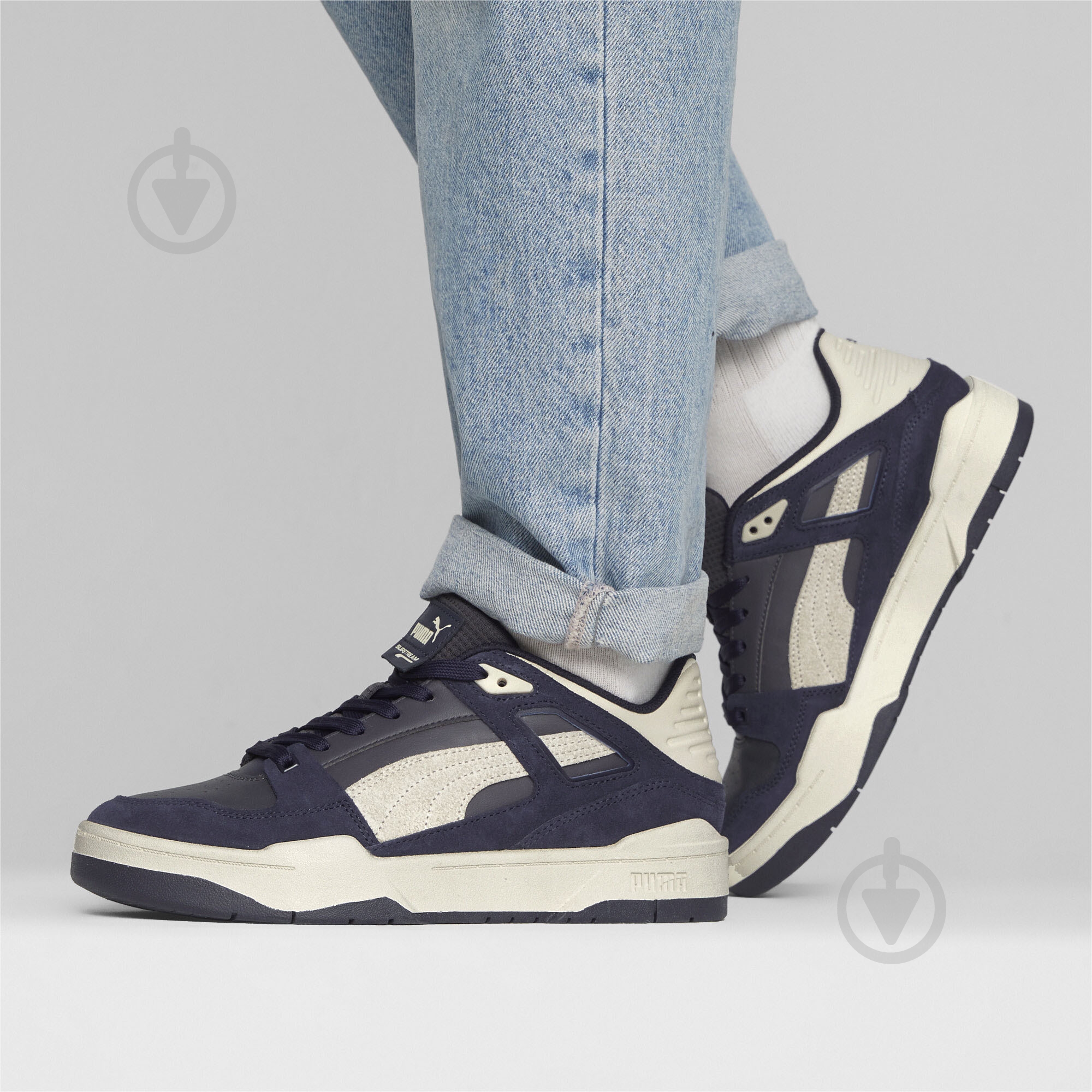 Кросівки чоловічі демісезонні Puma SLIPSTREAM HERITAGE 39210804 р.46 чорні - фото 7