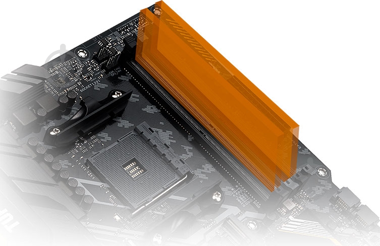 Материнська плата Asus TUF B450M-PLUS GAMING (Socket AM4, AMD B450, mirco ATX) - фото 12 Материнська плата Asus TUF B450M-PLUS GAMING (Socket AM4, AMD B450, mirco ATX) - фото 12