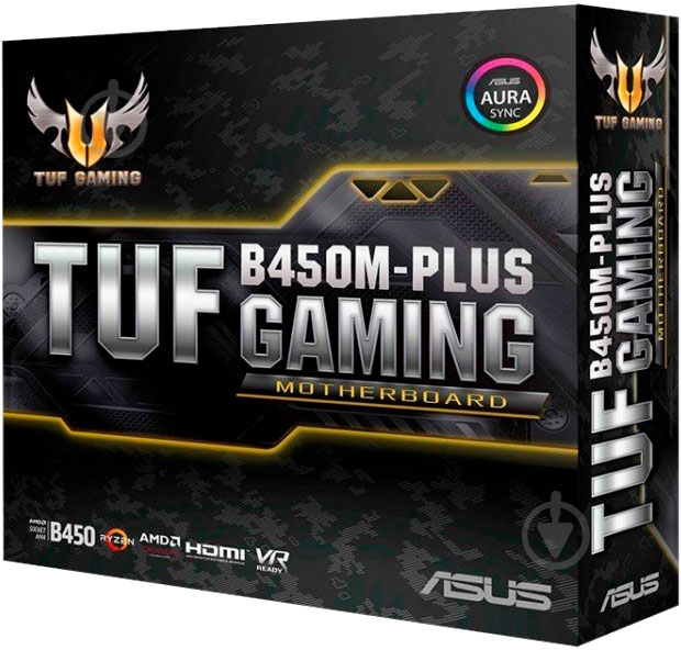 Материнська плата Asus TUF B450M-PLUS GAMING (Socket AM4, AMD B450, mirco ATX) - фото 8 Материнська плата Asus TUF B450M-PLUS GAMING (Socket AM4, AMD B450, mirco ATX) - фото 8