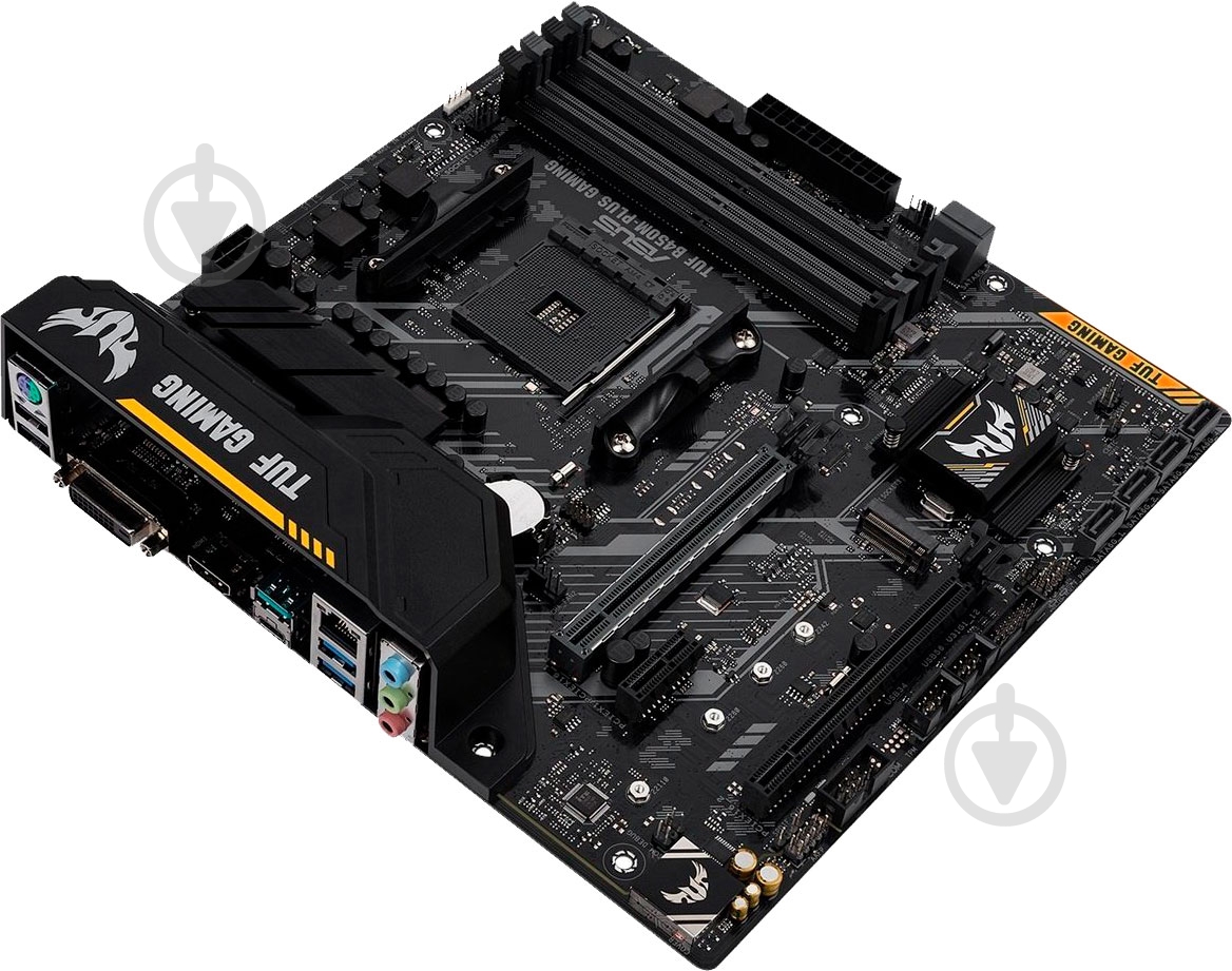 Материнська плата Asus TUF B450M-PLUS GAMING (Socket AM4, AMD B450, mirco ATX) - фото 6 Материнська плата Asus TUF B450M-PLUS GAMING (Socket AM4, AMD B450, mirco ATX) - фото 6