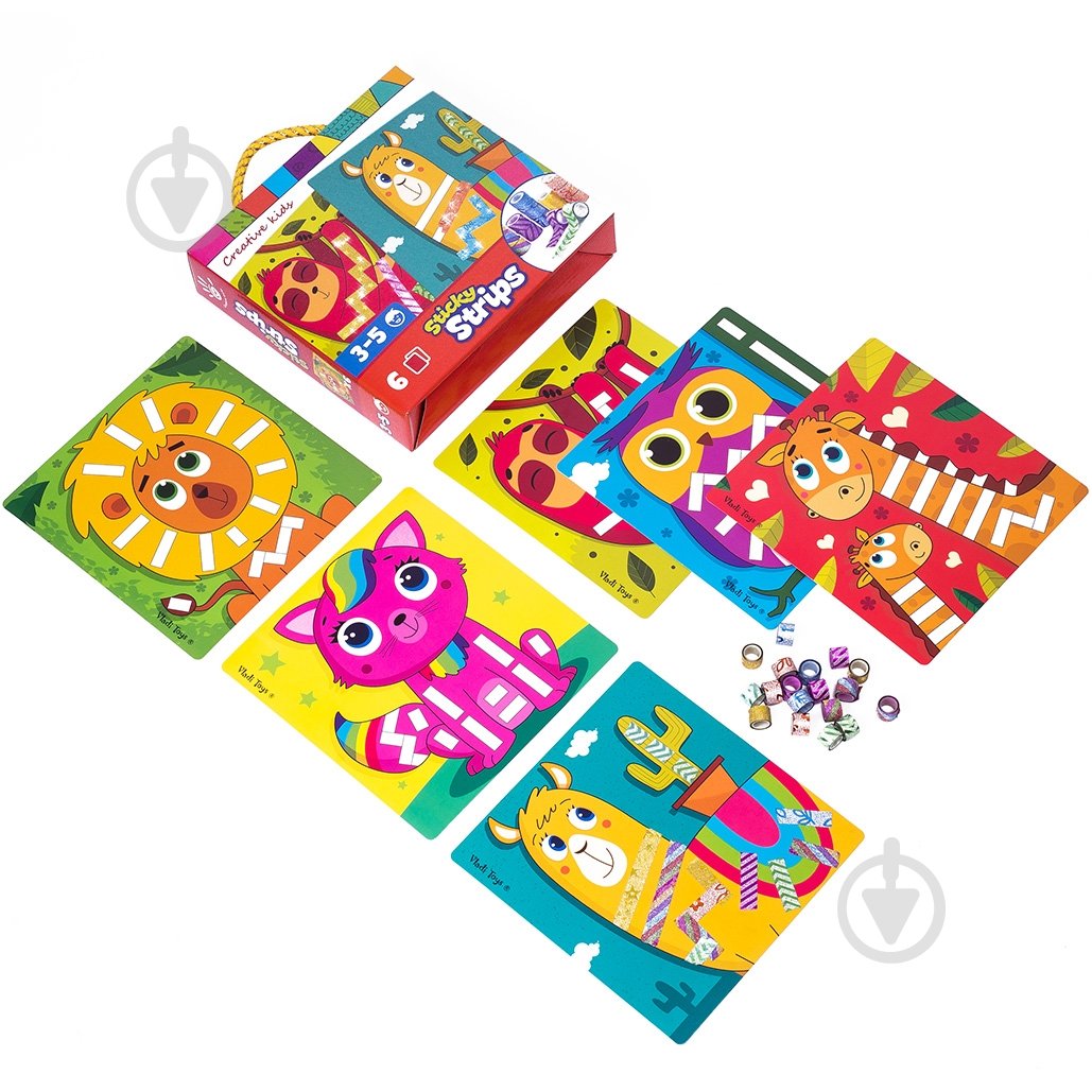 Набір для творчості Vladi Toys Sticky strips Лама VT4433-04 - фото 2