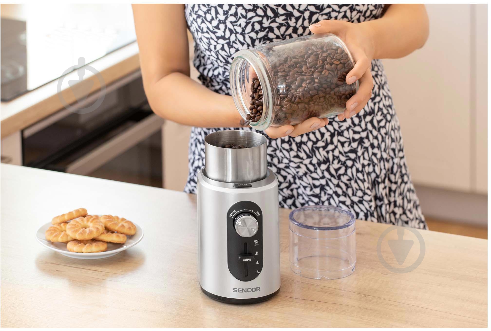 Кофемолка Sencor SCG 3550SS Silver - фото 12 Кофемолка Sencor SCG 3550SS Silver - фото 12