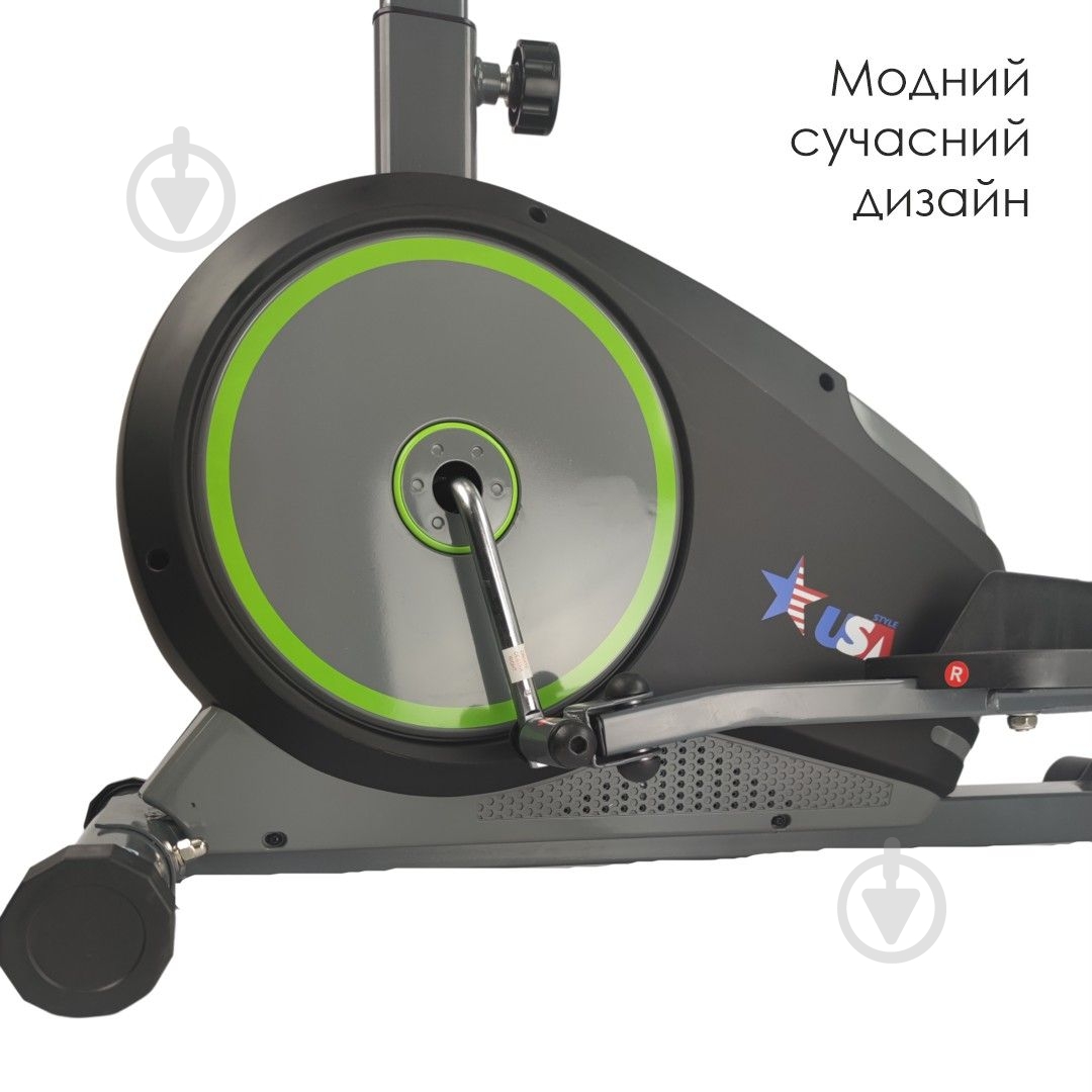 Орбитрек магнитный USA Style US3575black с сиденьем - фото 2