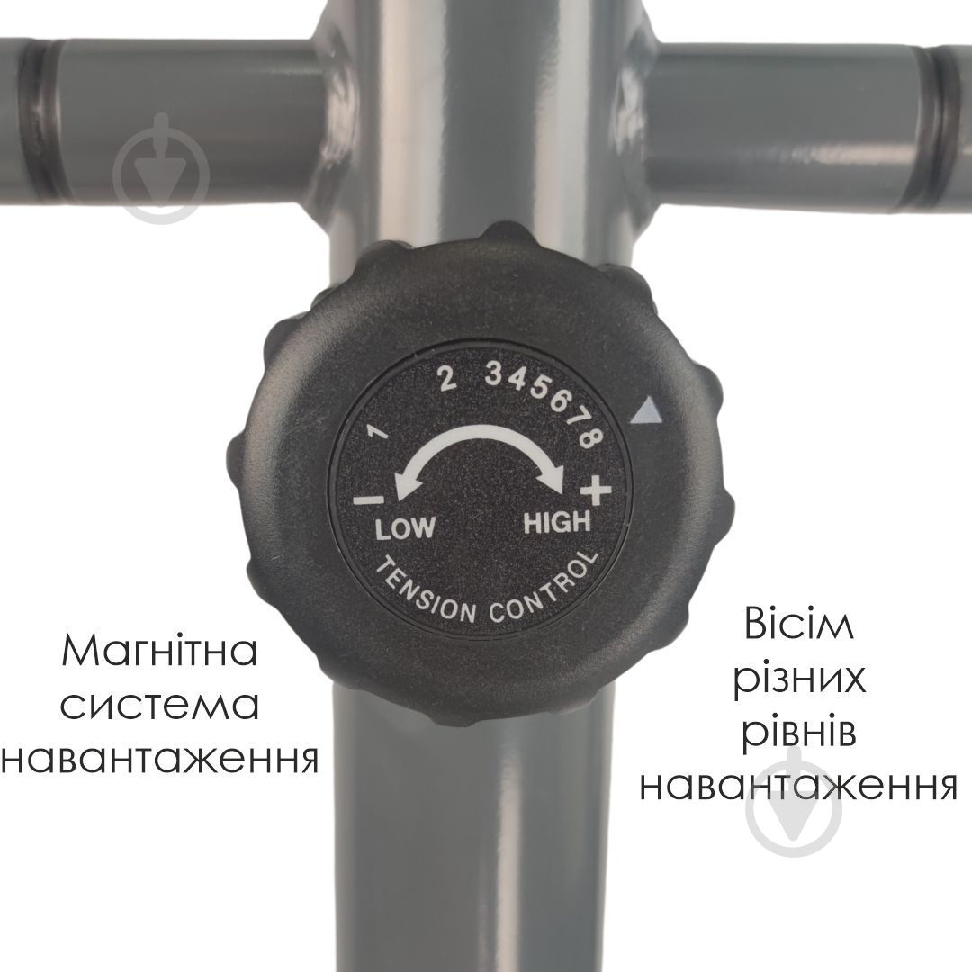 Орбитрек магнитный USA Style US3575black с сиденьем - фото 6