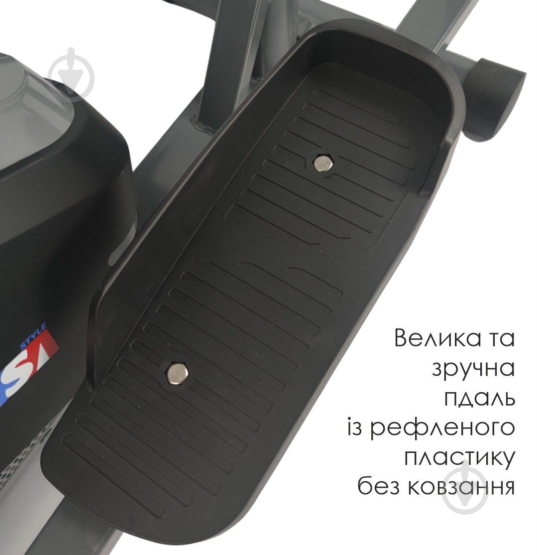 Орбитрек магнитный USA Style US3575black с сиденьем - фото 5