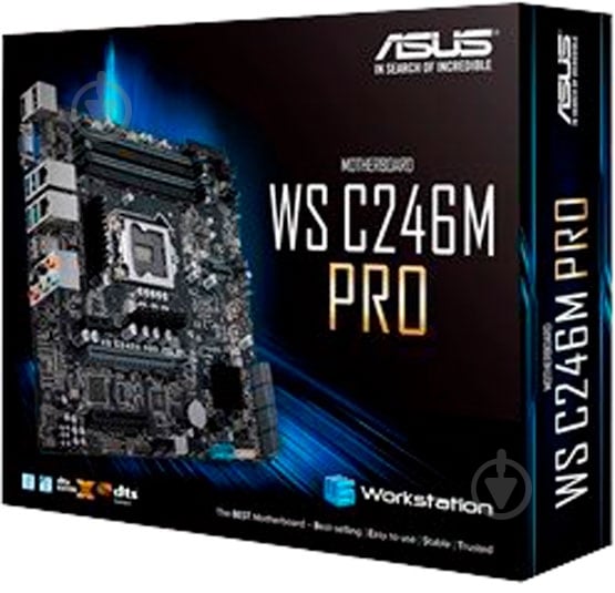 Материнская плата Asus WS C246M PRO (Socket 1151, Intel C246, mirco ATX) - фото 10 Материнская плата Asus WS C246M PRO (Socket 1151, Intel C246, mirco ATX) - фото 10