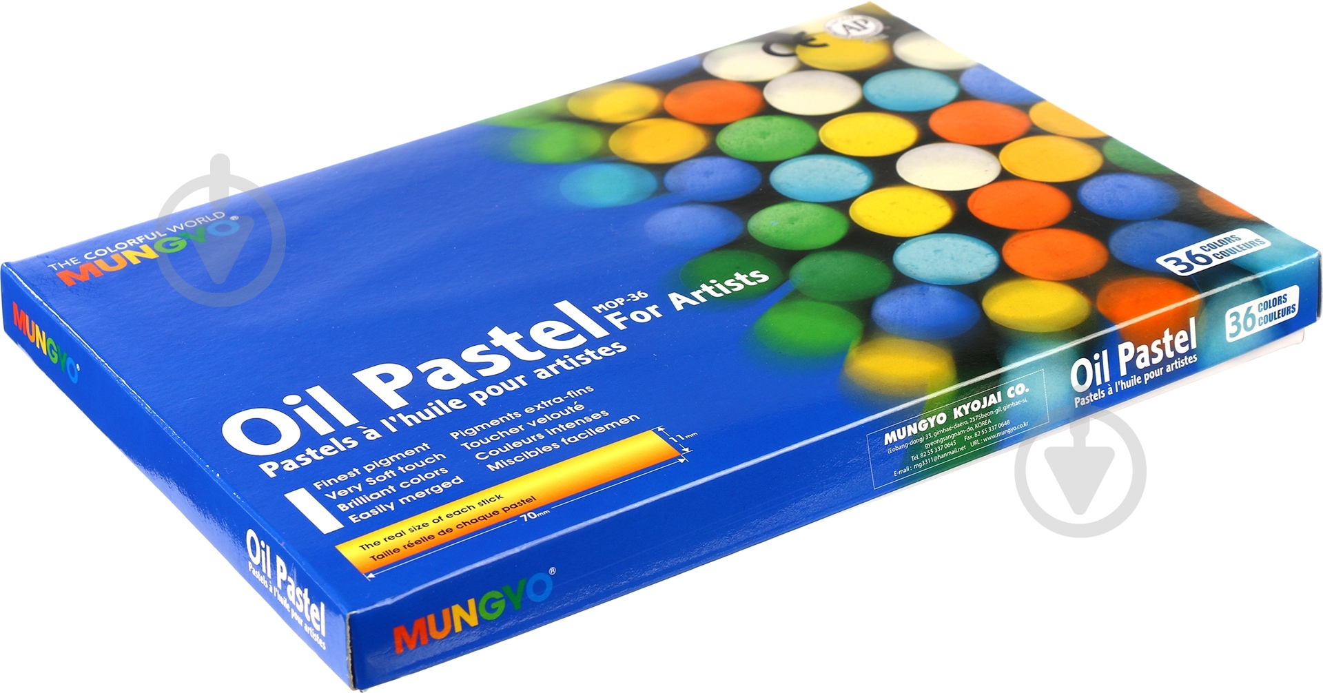 Пастель масляная профессиональная Mungyo 94100634 36 цветов - фото 1
