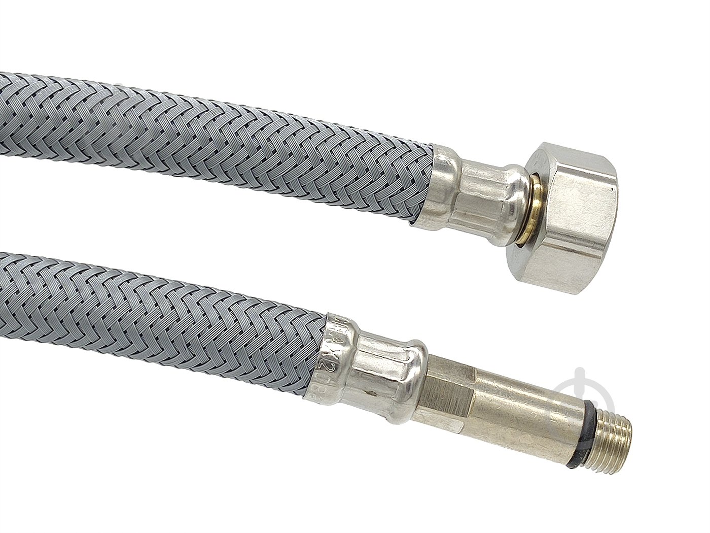 Шланг Water House Neylon WH М10x1/2 0,5 м підводка довга - фото 1 Шланг Water House Neylon WH М10x1/2 0,5 м підводка довга - фото 1