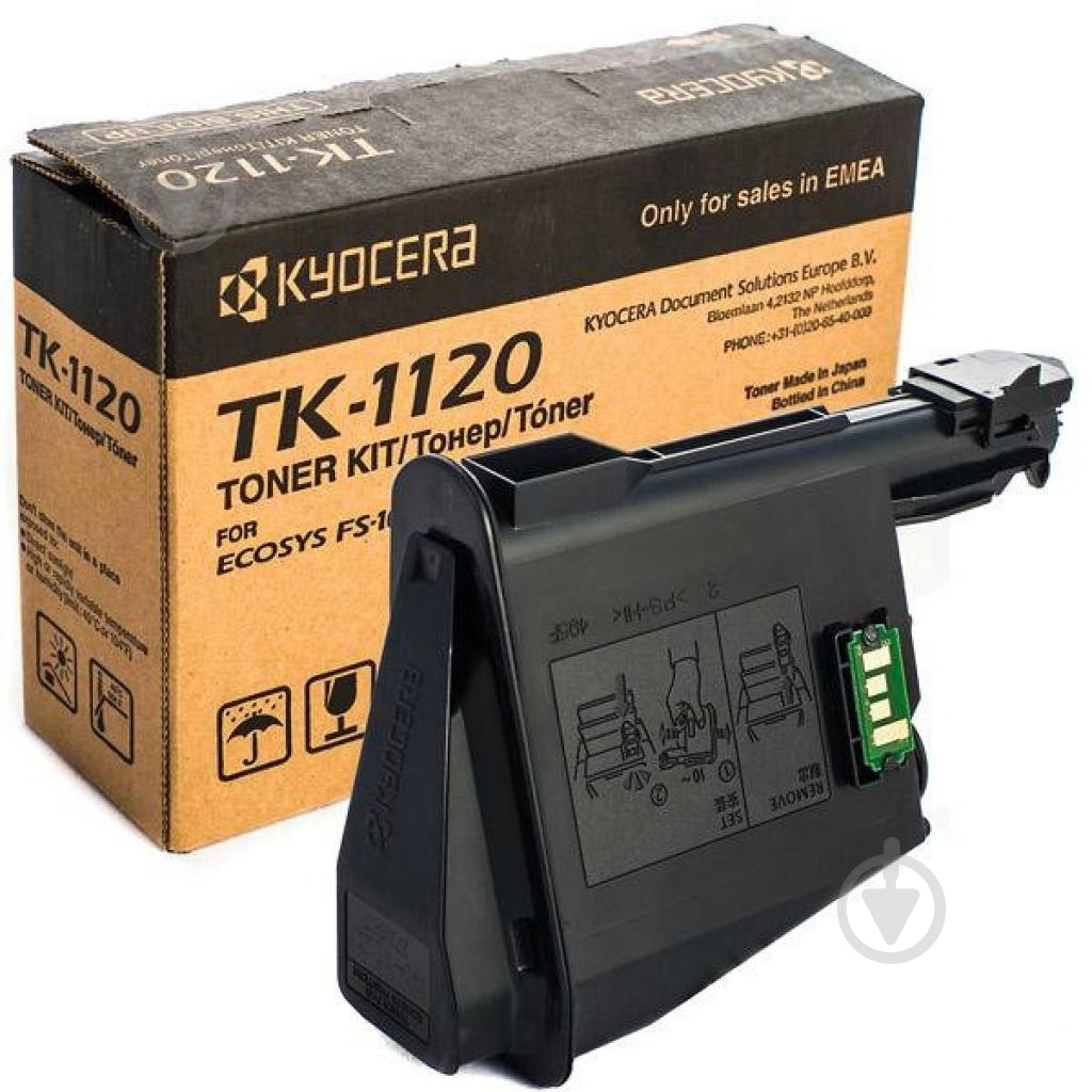 Тонер-картридж Kyocera TK-1120 3K black - фото 1 Тонер-картридж Kyocera TK-1120 3K black - фото 1