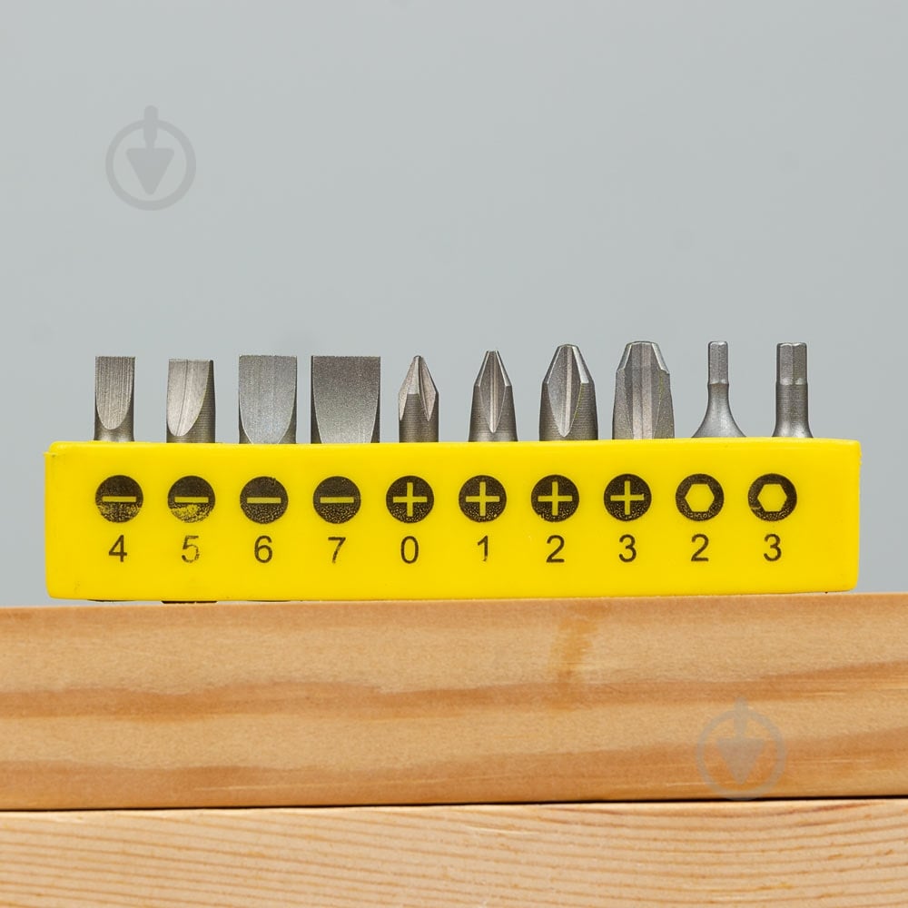 Набір викруток Sigma + біти 27 шт CrV (кейс) 4001061 - фото 8