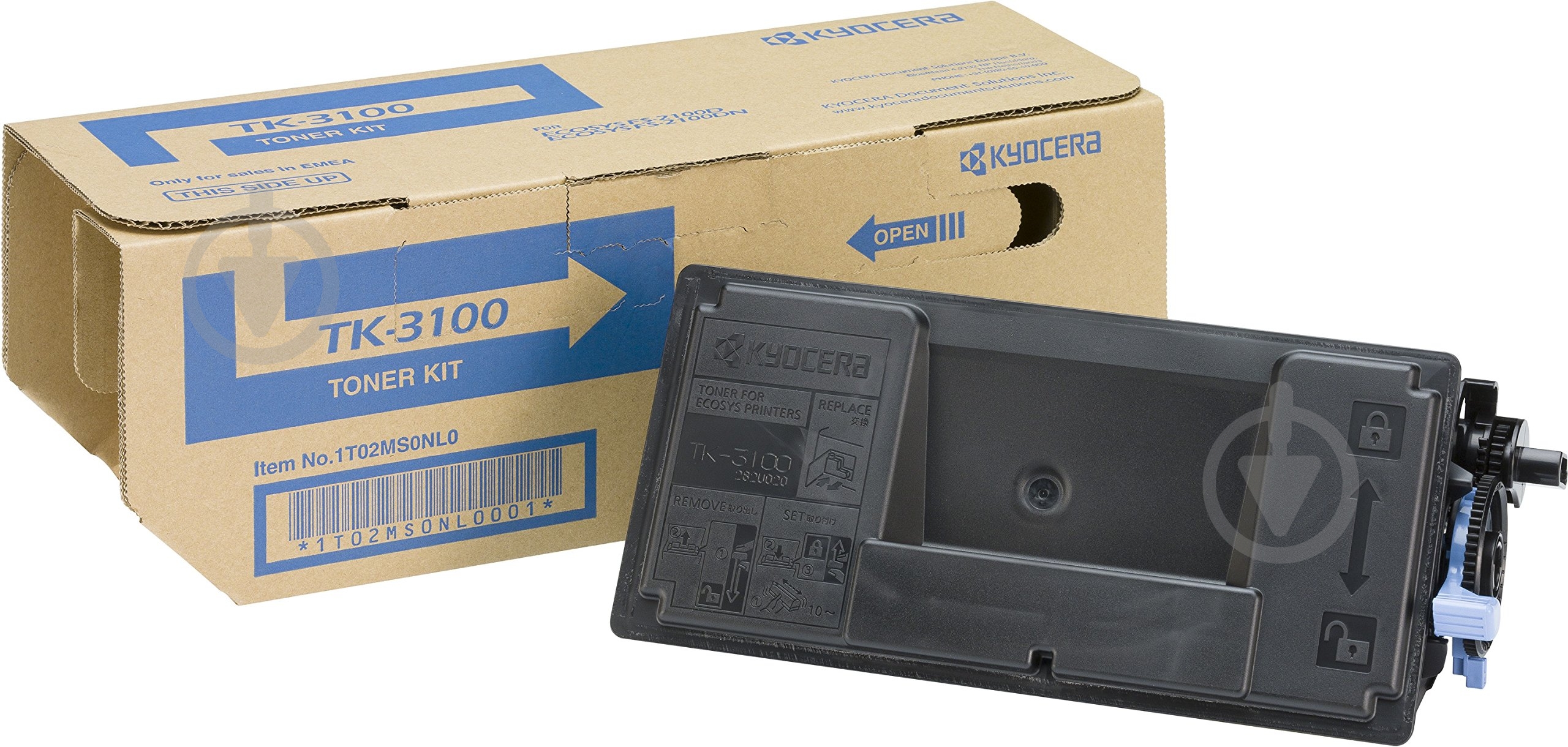 Тонер-картридж Kyocera TK-3160 12.5K black - фото 1