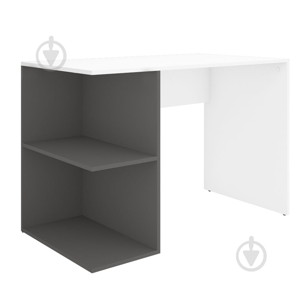 Стол компьютерный ROKO Бостон белый/серый - фото 1 Стол компьютерный ROKO Бостон белый/серый - фото 1