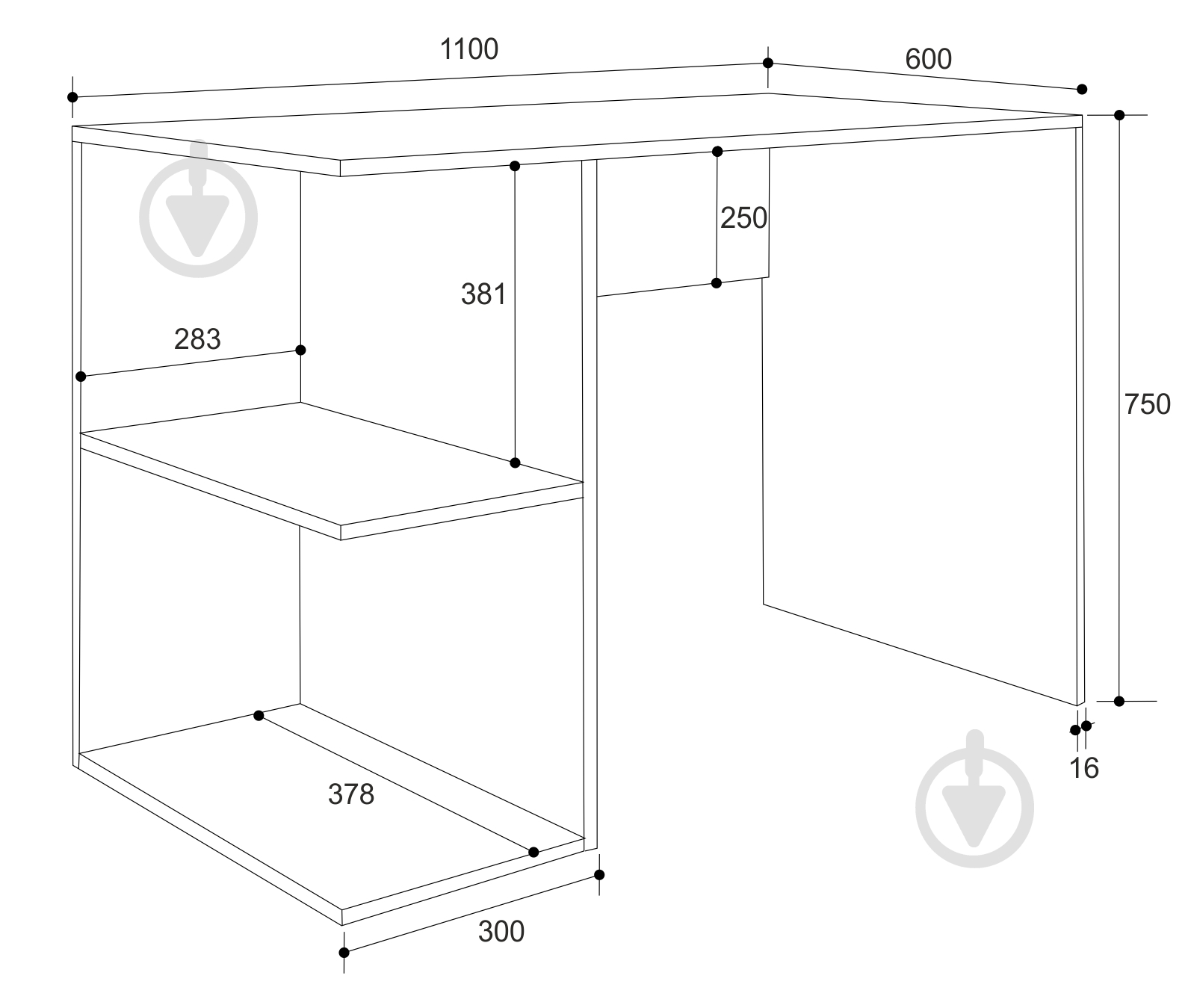 Стол компьютерный ROKO Бостон серый - фото 3