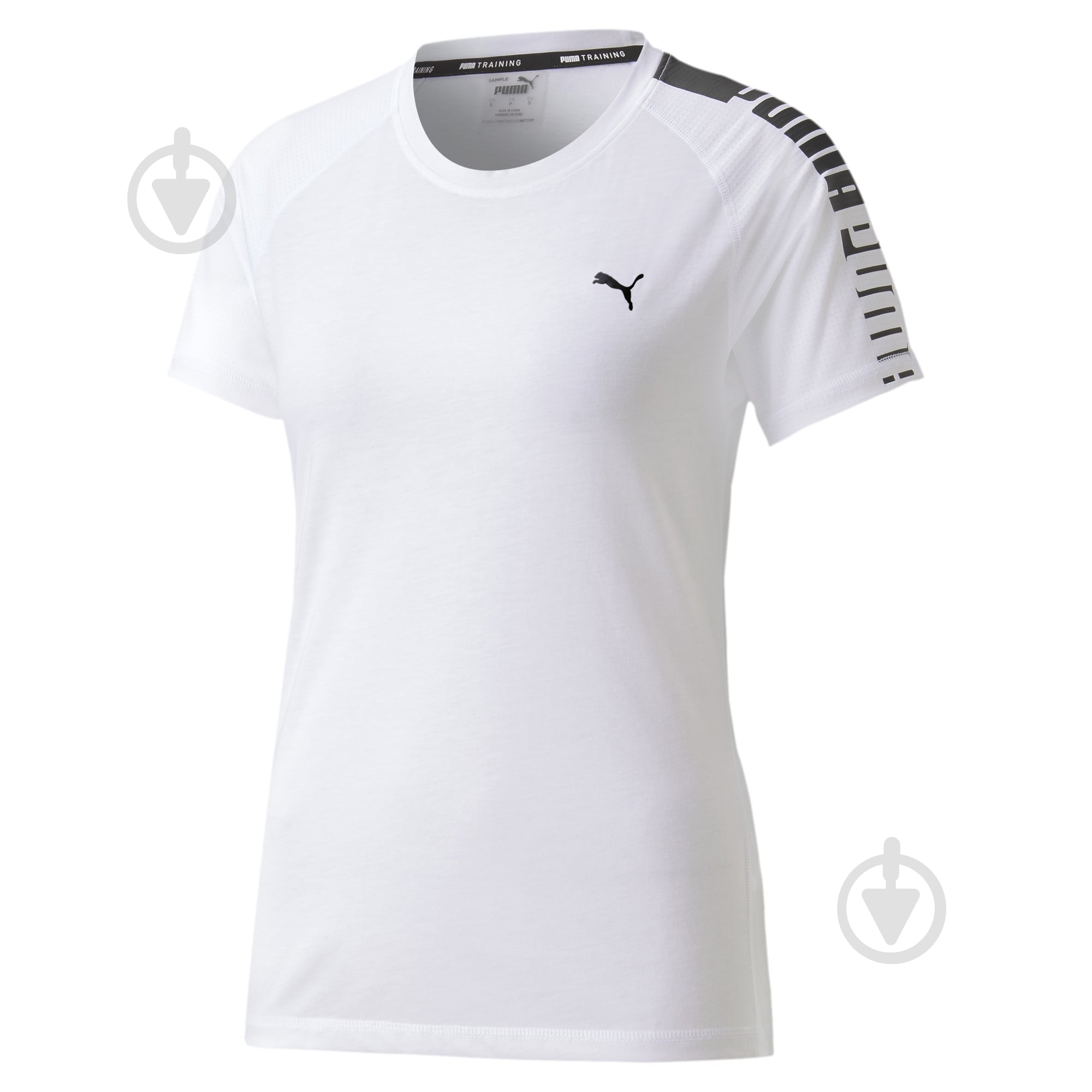 Футболка Puma Train Logo Raglan Tee 51949403 р.S білий - фото 2