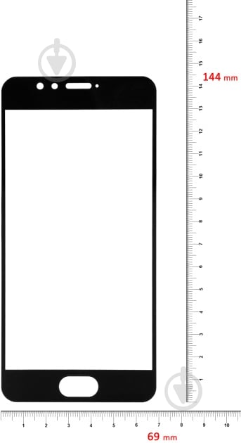 Защитное стекло BeCover для Meizu M5s (701332) Black - фото 2