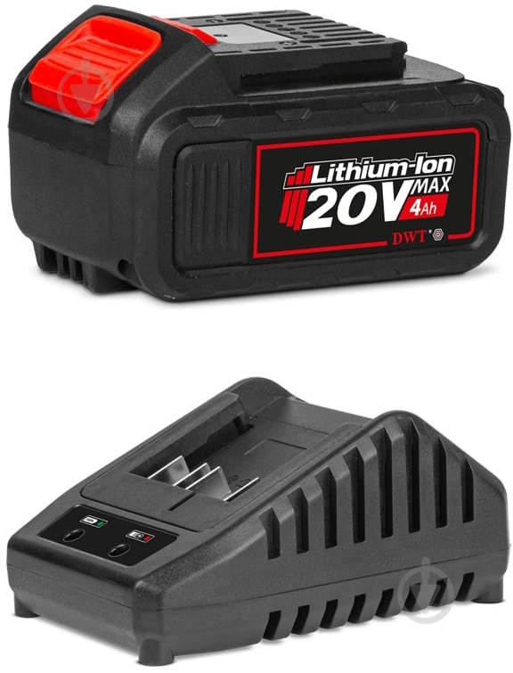 Акумуляторна батарея і зарядний пристрій 20,0V 4Ah BS204001E Set1 - фото 1