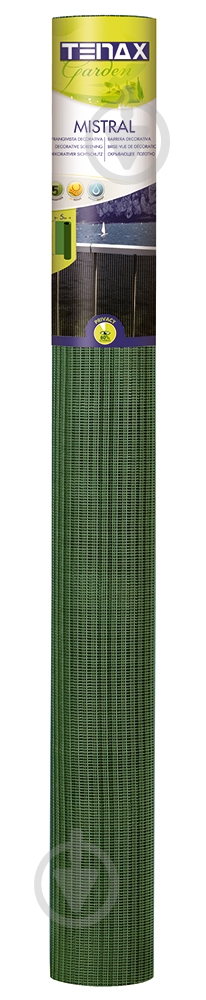 Сетка полимерная TENAX Mistral 1х5м зелена - фото 1 Сетка полимерная TENAX Mistral 1х5м зелена - фото 1