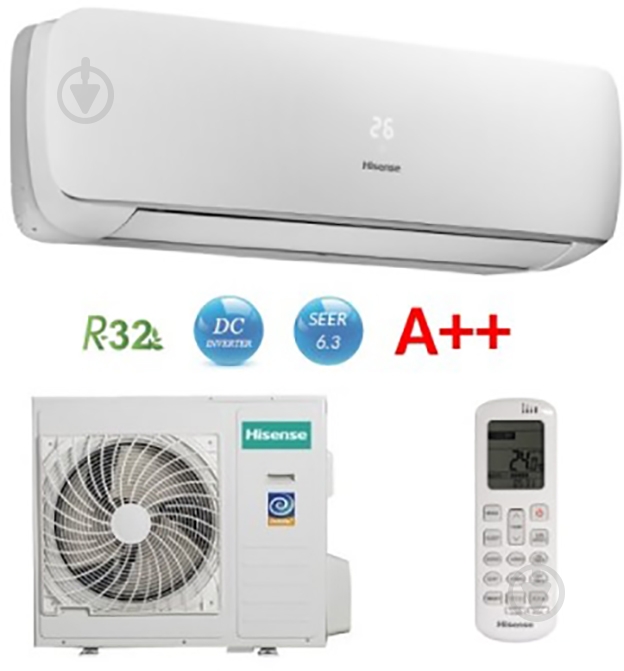 Кондиционер Hisense TG35VE0AG/TG35VE0AW белый - фото 1 Кондиционер Hisense TG35VE0AG/TG35VE0AW белый - фото 1