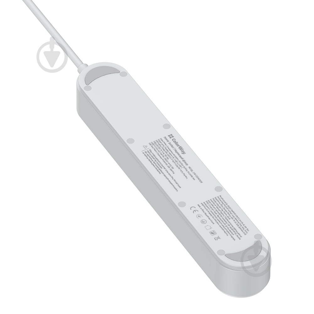 Сетевой фильтр ColorWay white 2 м CW-CHE44PDW - фото 6