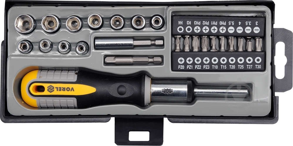 Набір біт і викрутка Vorel 64660 - фото 1 Набір біт і викрутка Vorel 64660 - фото 1