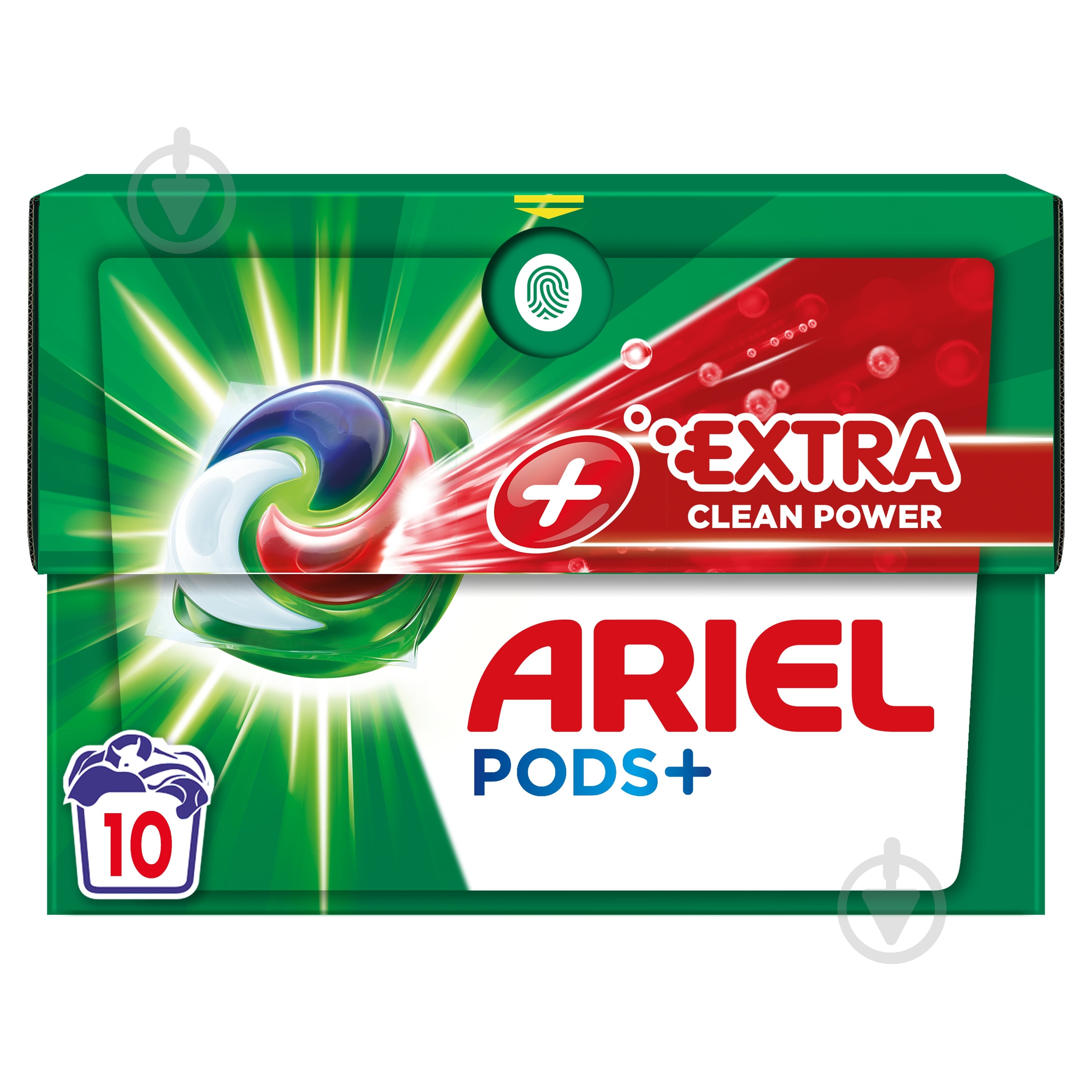 Капсулы для машинной стирки Ariel PODS+ Сила Экстраочищения 10 шт. - фото 1 Капсулы для машинной стирки Ariel PODS+ Сила Экстраочищения 10 шт. - фото 1