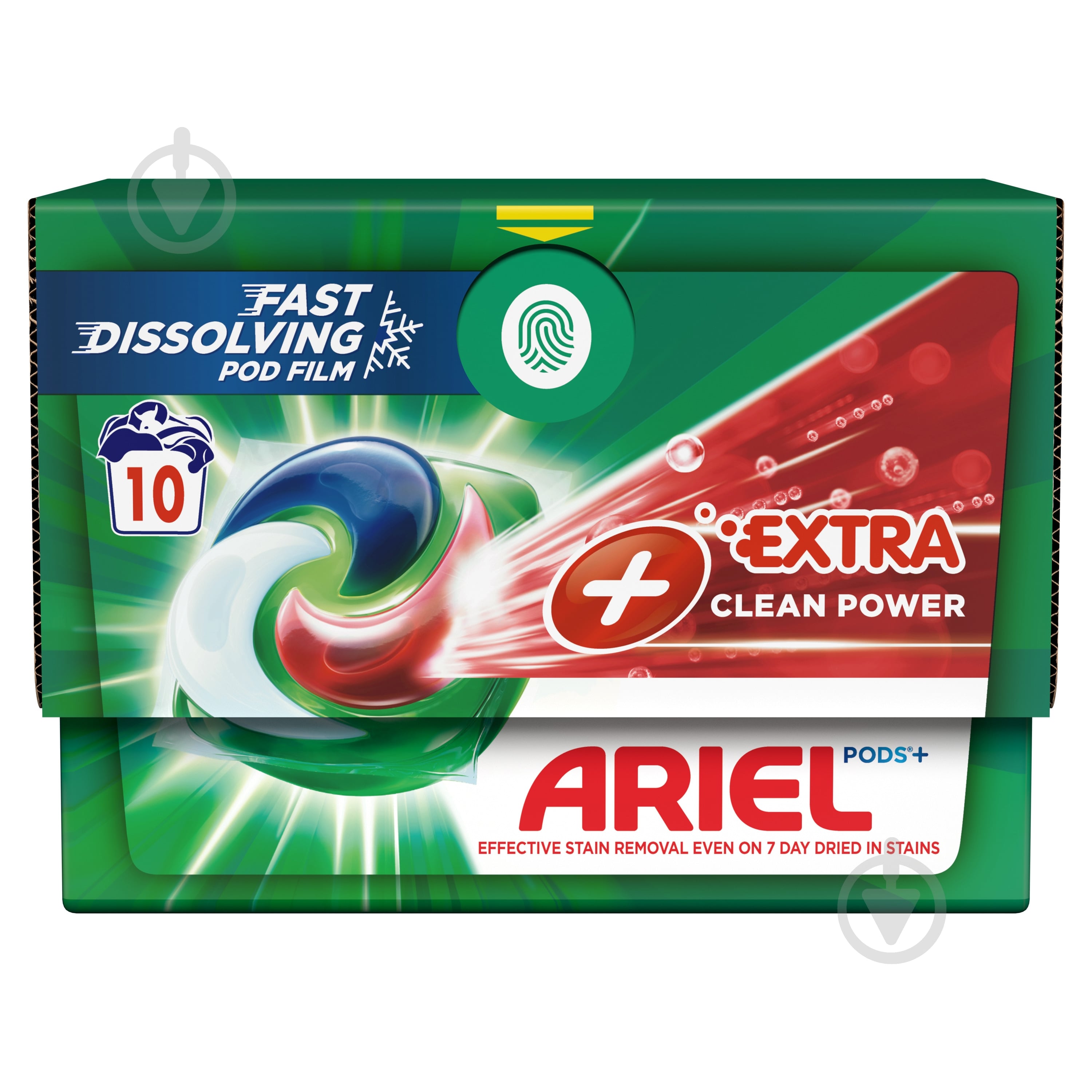 Капсулы для машинной стирки Ariel PODS+ Сила Экстраочищения 10 шт. - фото 2 Капсулы для машинной стирки Ariel PODS+ Сила Экстраочищения 10 шт. - фото 2