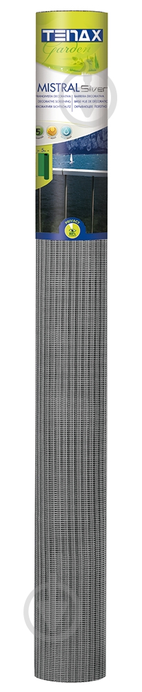 Сетка полимерная TENAX Mistral 1х5м серебряная - фото 1 Сетка полимерная TENAX Mistral 1х5м серебряная - фото 1