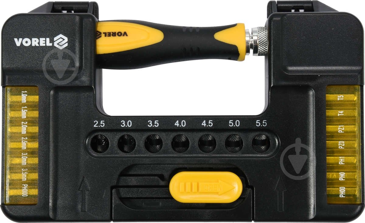 Набор бит и отвертка Vorel 65022 - фото 2