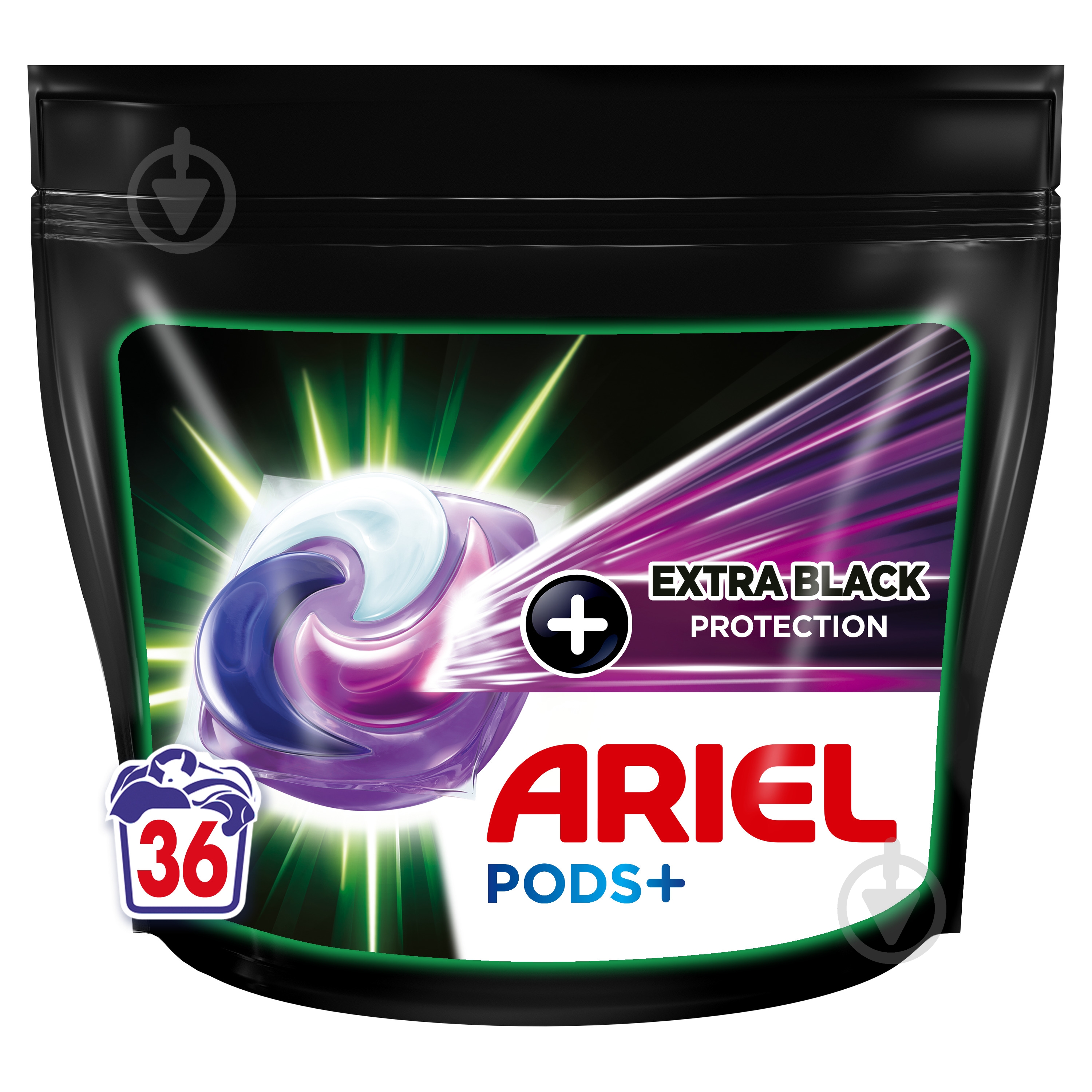 Капсулы для машинной стирки Ariel PODS+ Revitablack 36 шт. - фото 1