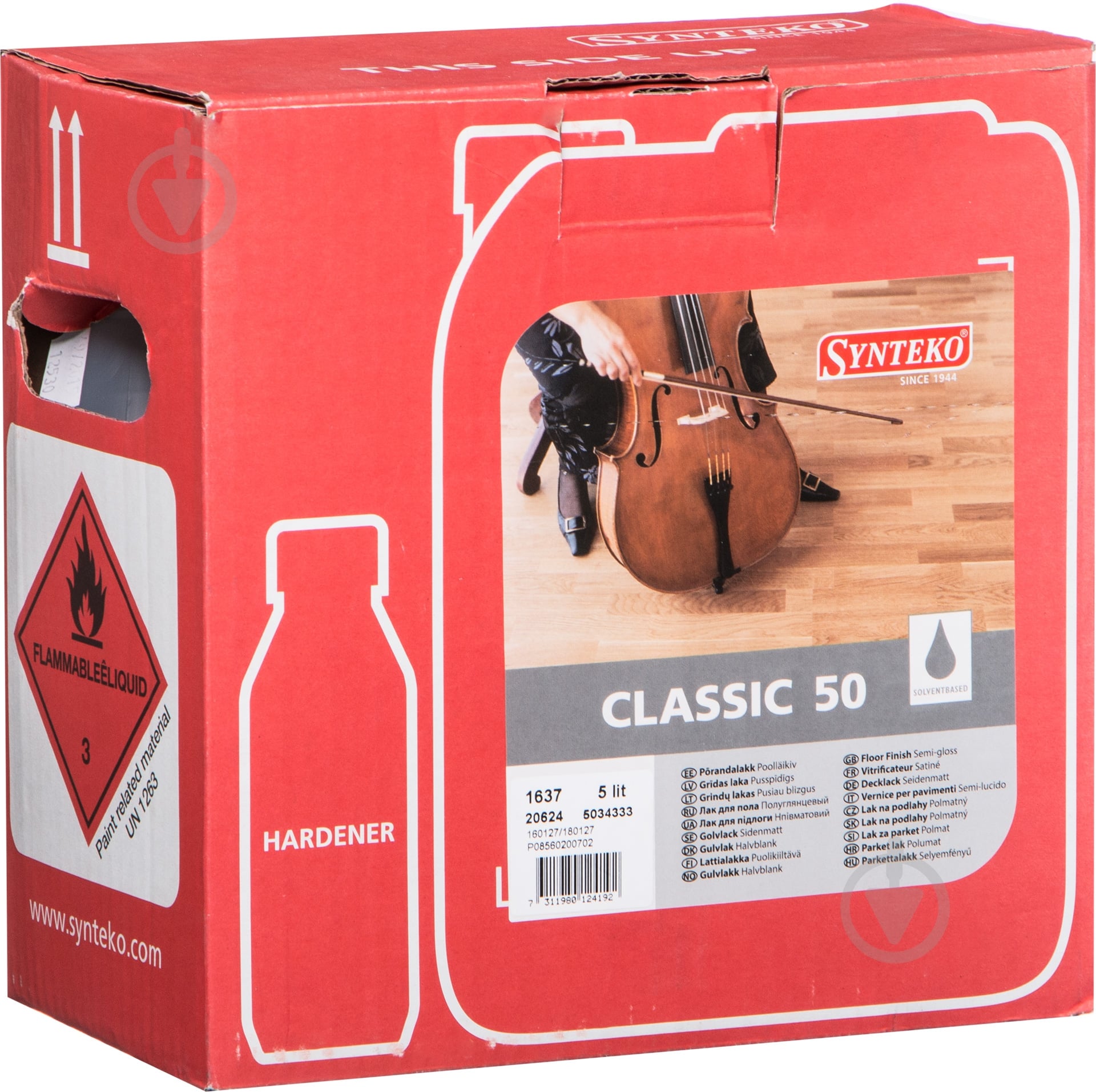 Лак CLASSIC 50 SYNTEKO полуглянец 5,5 л - фото 4