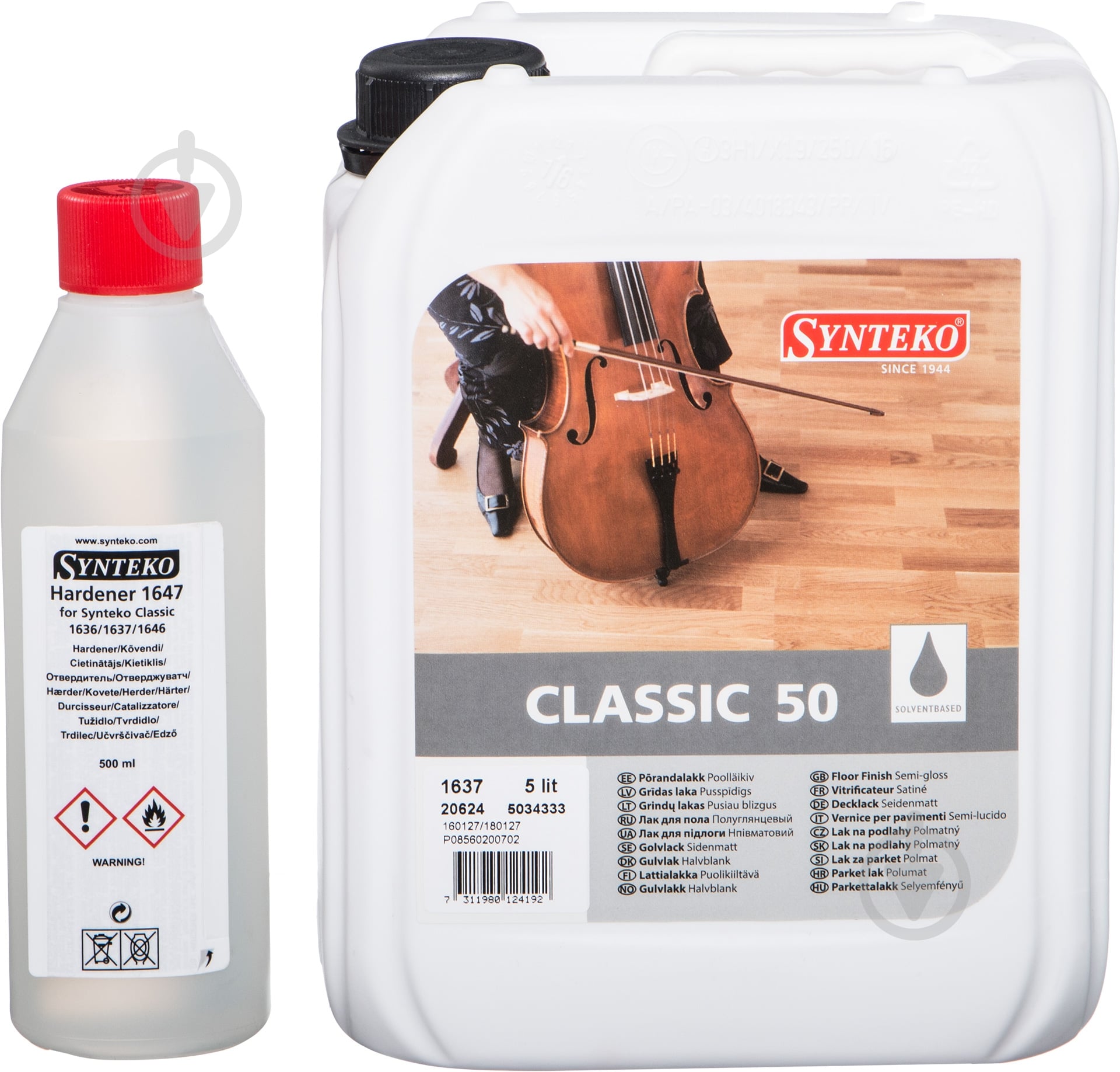 Лак CLASSIC 50 SYNTEKO полуглянец 5,5 л - фото 1